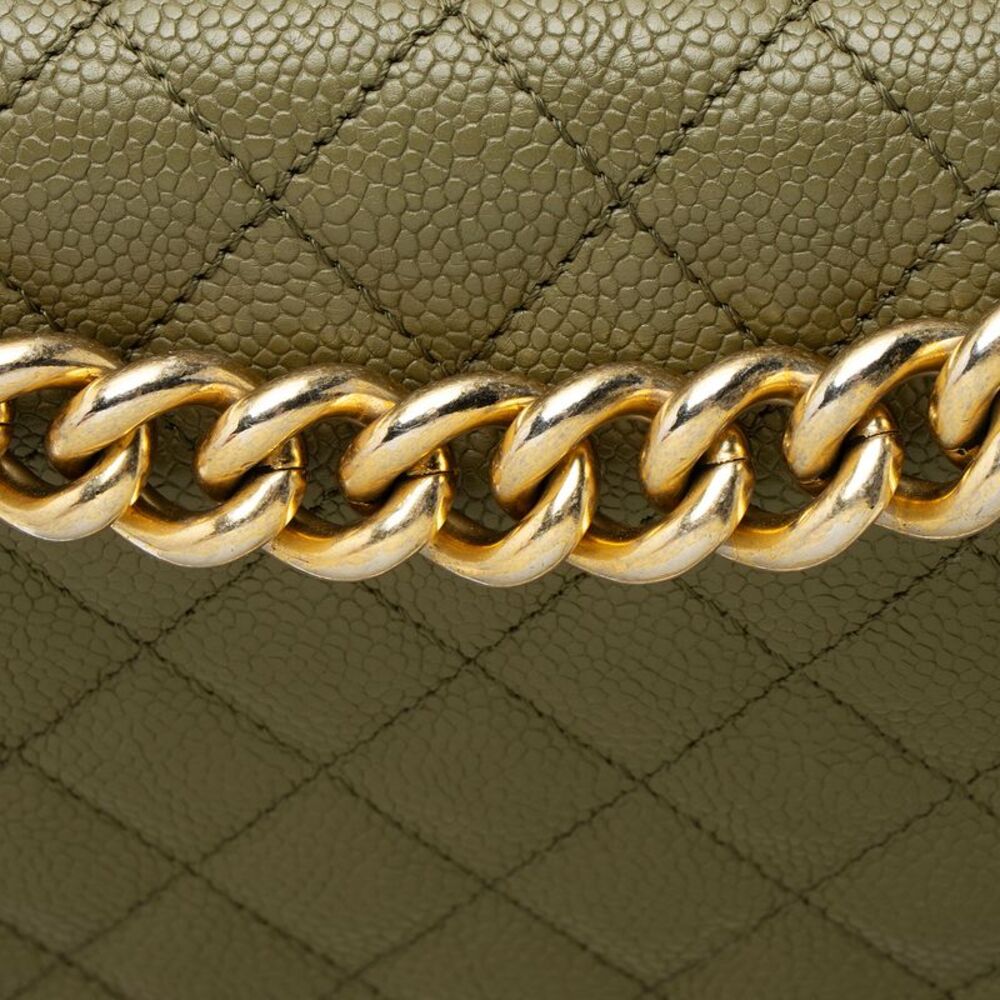 Chanel Caviar Leather New Medium Boy Bag - Picture 13 of 16